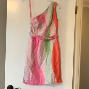 Milly sz 2 one shoulder dress